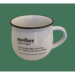 Funny Mother Cup Definition Of Mother Black & White Collectable Mug